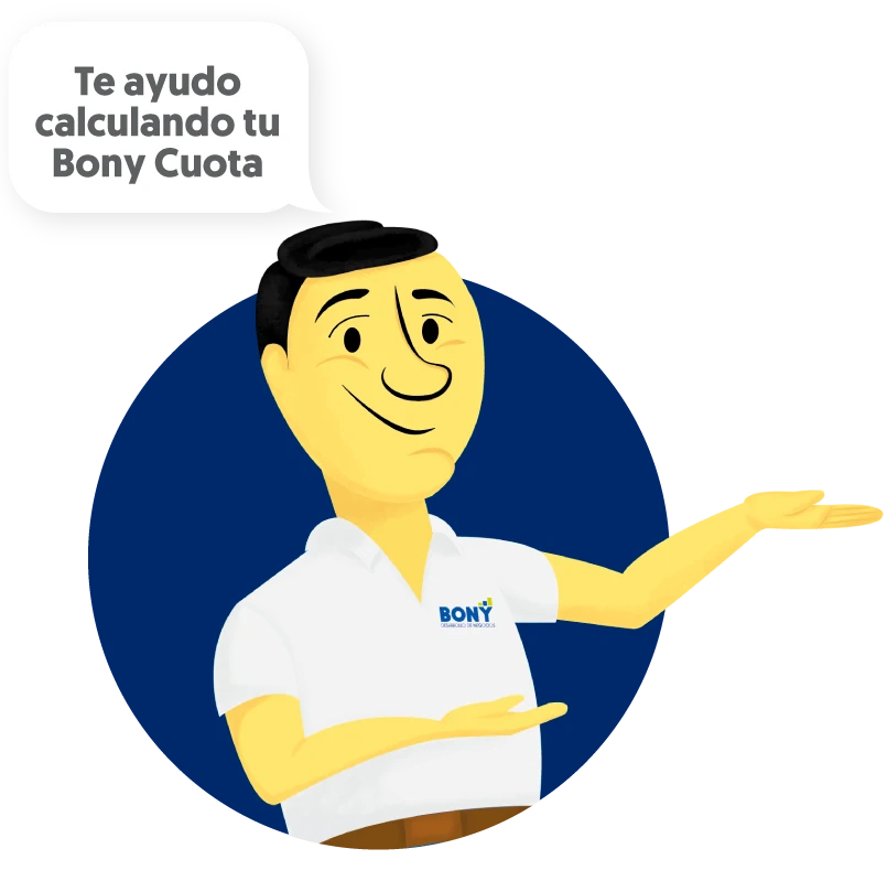 Te ayudo calculando tu Bony Cuota